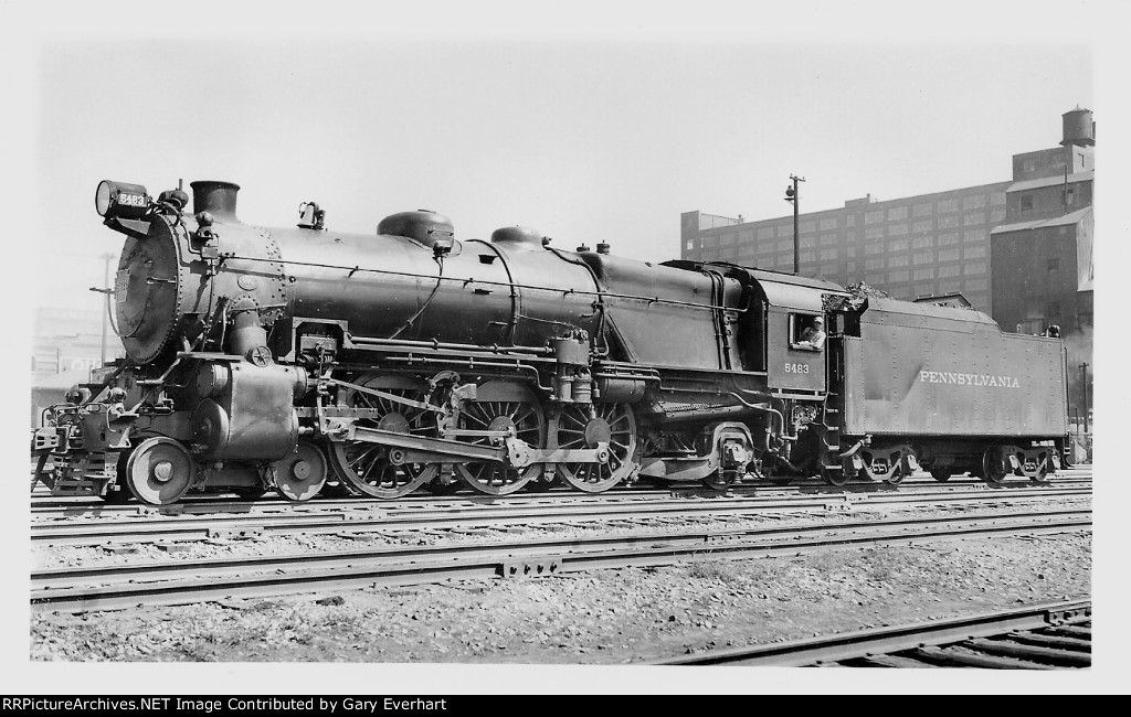 PRR 4-6-2 #5483 - Pennsylvania RR